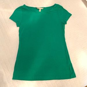 XS green tee Banana Republic